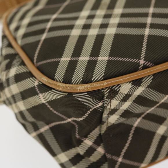 BURBERRY Nova Check Shoulder Bag Nylon Black Auth 39654 - Picture 15 of 16